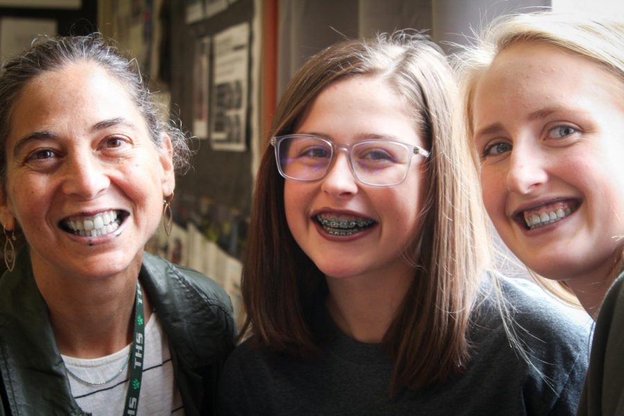 Publications adviser Hillary Currier discovered she loves black licorice ice cream because of how it makes everyone smile. She even converted intro to publications students, freshman Ellie Davila and sophomore Allie Dreves. 