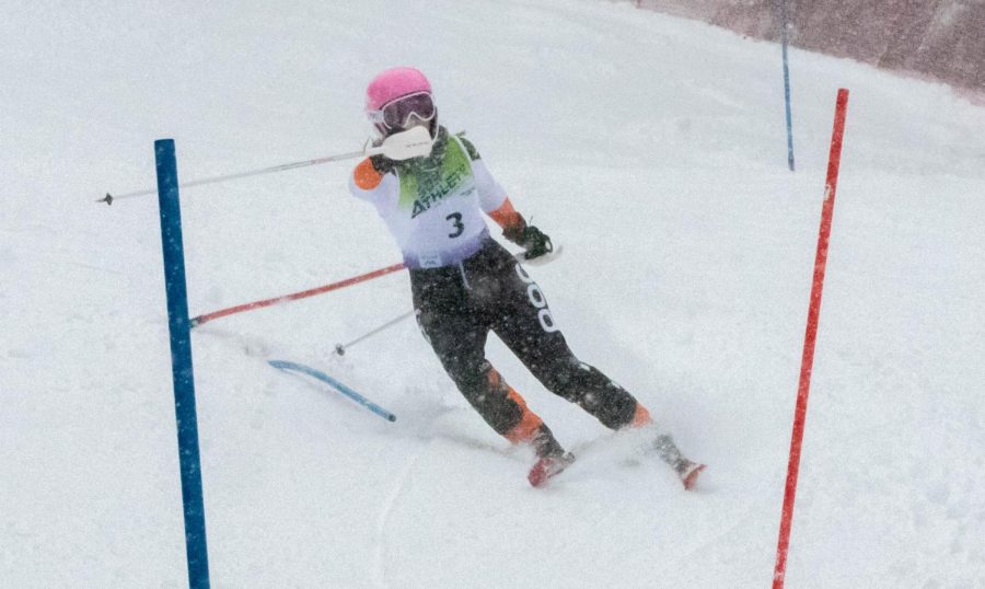 Sophomore Megan Wargo placed sixth overall at the Ski Bowl meet on Jan. 8.