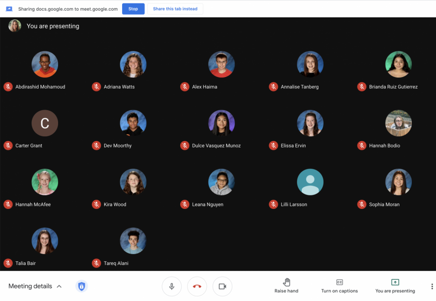 Google profile picture changes shock students. By 4th period on Monday, many students in Hillary Curriers Introduction to Publications class still had last years photo as their Google Meet icon.  