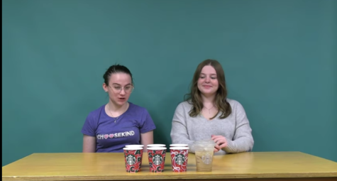 Students weigh in on Starbucks holiday flavors. In the video, Junior Megan Cavanagh and freshman Addison Flint tried out four different drinks.